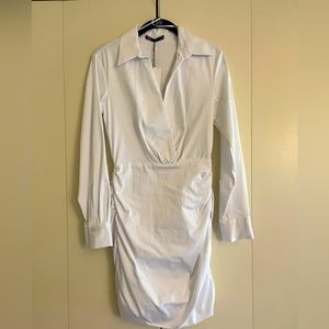 Zara dress Size XS Color is solid white